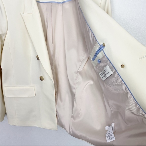 J. Crew Double Breasted Blazer in Italian Stretch Merino Wool Blend - Picture 8 of 13